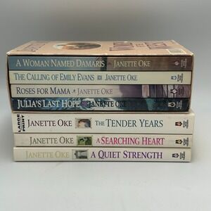 Janette Oke WOMEN OF THE WEST & PRAIRIE LEGACY Christian Western Romance 7 Books
